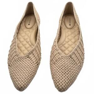 Birdies Goldfinch Woven Pointed Toe Flats - Color Dawn Woven Size 8 -Comfortable